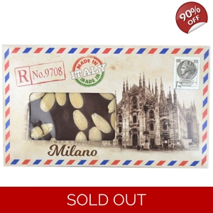 Milk Chocolate Bar With Italian Almond Nuts 120g